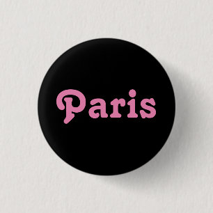 Badge Rond 2,50 Cm Bouton Paris