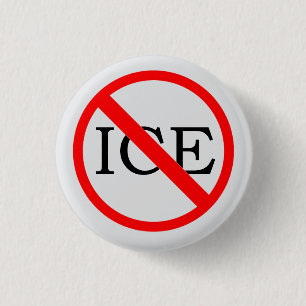 Badge Rond 2,50 Cm Bouton "PAS DE GLACE"