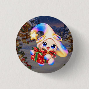 Badge Rond 2,50 Cm Bouton pastel Cadeau de Noël Épinglette mignonne