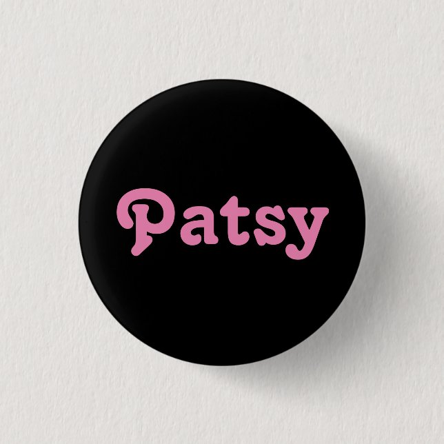 Badge Rond 2,50 Cm Bouton Patsy (Devant)