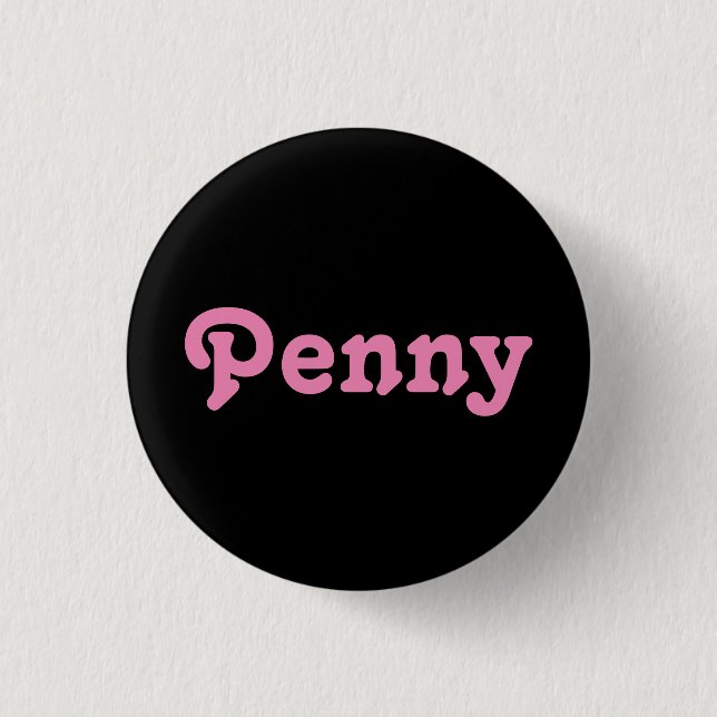 Badge Rond 2,50 Cm Bouton Penny (Devant)