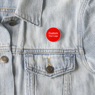 Badge Rond 2,50 Cm Bouton personnalisé avec votre logo Entreprise p