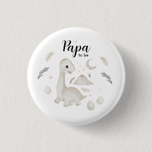 Badge Rond 2,50 Cm Bouton personnalisé Cute Boho Dinosaure Papa à ven