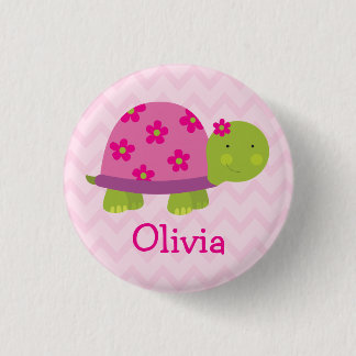 Badge Rond 2,50 Cm Bouton personnalisé par tortue mignonne pour des