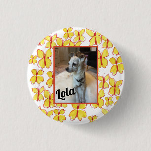 Badge Rond 2,50 Cm Bouton photo pour animal de compagnie personnalisé