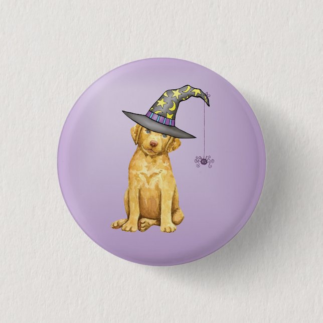 Badge Rond 2,50 Cm Bouton Pinback Chessie Witch (Devant)