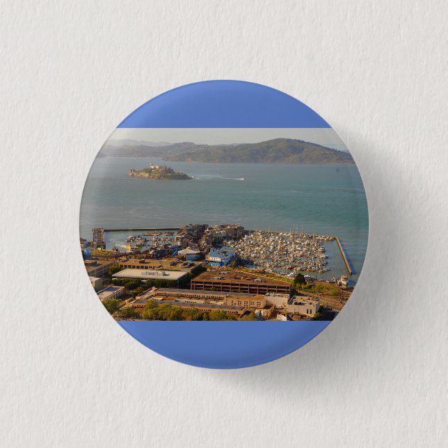 Badge Rond 2,50 Cm Bouton Pinback de San Francisco Pier 39 #10 (Devant)