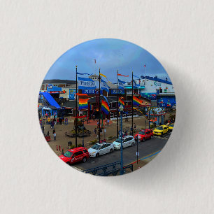 Badge Rond 2,50 Cm Bouton Pinback de San Francisco Pier 39 Pride #1
