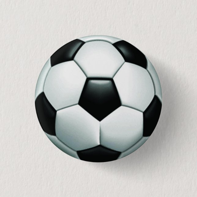 Badge Rond 2,50 Cm Bouton Pinback rond du ballon de football (Devant)