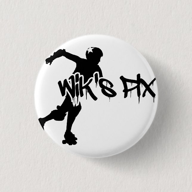 Badge Rond 2,50 Cm Bouton Pix de WiK (Devant)