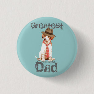 Badge Rond 2,50 Cm Bouton Pointeur papa