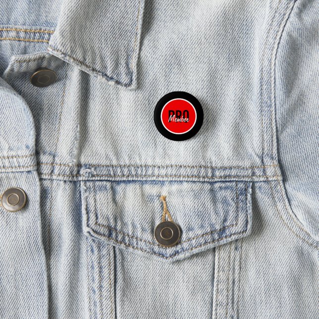 Badge Rond 2,50 Cm Bouton pour les membres (En situation)