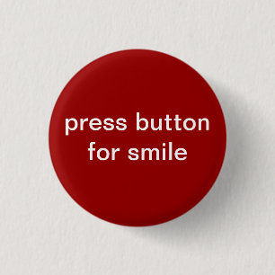 Badge Rond 2,50 Cm bouton-poussoir pour le sourire