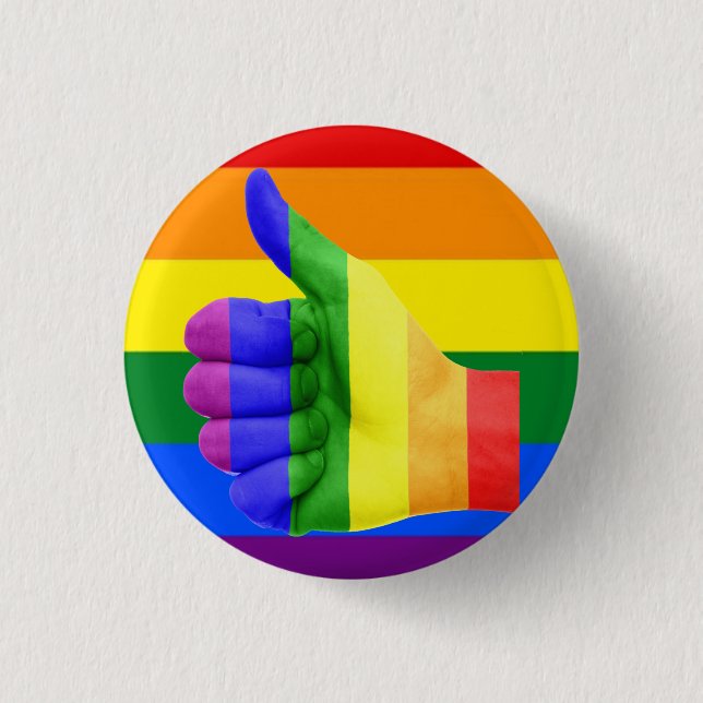 Badge Rond 2,50 Cm Bouton Pride (Devant)