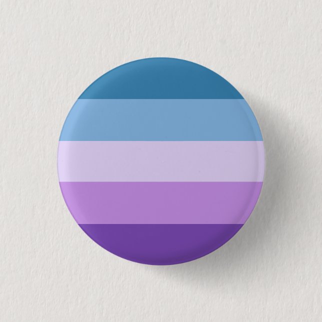 Badge Rond 2,50 Cm Bouton Pride lesbienne (bleu/violet) (Devant)