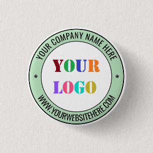 Badge Rond 2,50 Cm Bouton promotionnel avec logo et texte personnalis