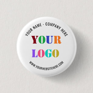 Badge Rond 2,50 Cm Bouton promotionnel Personnaliser votre logo d'ent