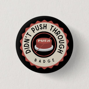 Badge Rond 2,50 Cm Bouton Push Through