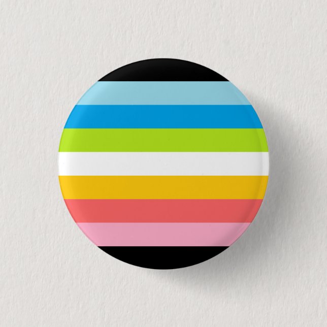 Badge Rond 2,50 Cm Bouton Quer Pride (Devant)