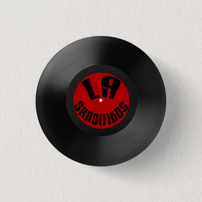 Badge Rond 2,50 Cm Bouton record (Devant)