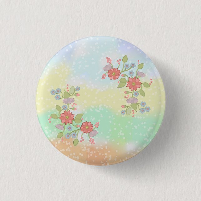 Badge Rond 2,50 Cm Bouton Regenbogen (Devant)
