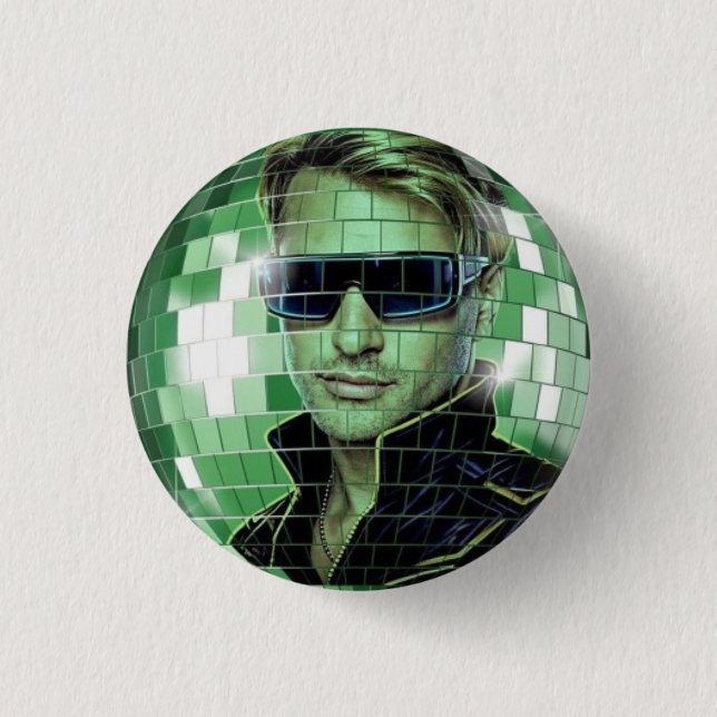 Badge Rond 2,50 Cm Bouton Retour à l'Arcade (Devant)