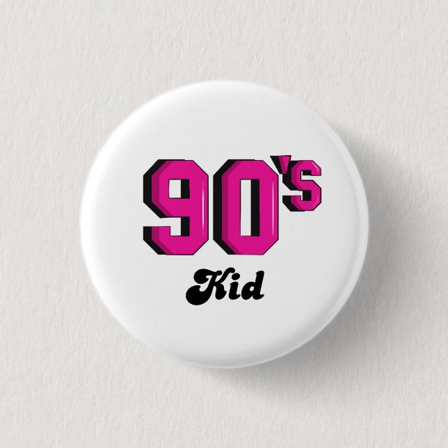 Badge Rond 2,50 Cm Bouton Rétro (Devant)