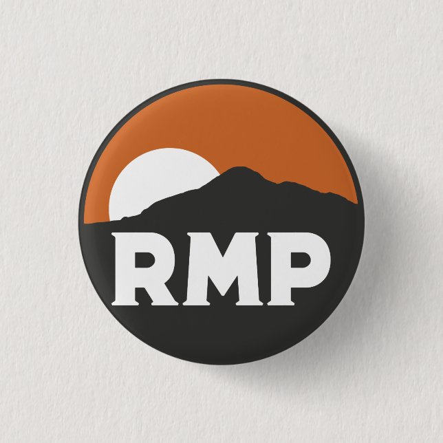 Badge Rond 2,50 Cm Bouton RMP (Devant)