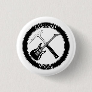 Badge Rond 2,50 Cm Bouton Rocks de géologie