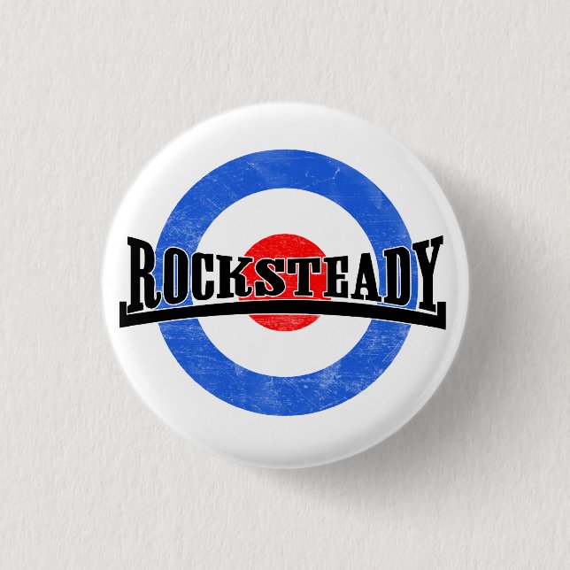 Badge Rond 2,50 Cm Bouton Rocksteady de mod (Devant)