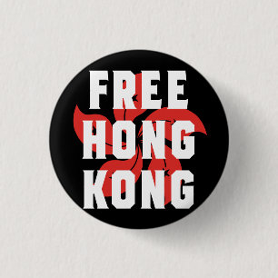 Badge Rond 2,50 Cm Bouton rond classique de Hong Kong gratuit