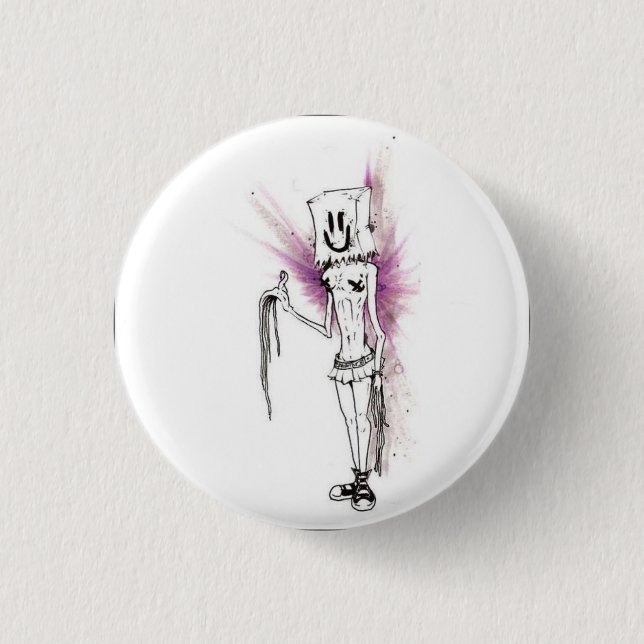 Badge Rond 2,50 Cm Bouton rond - customisé (Devant)