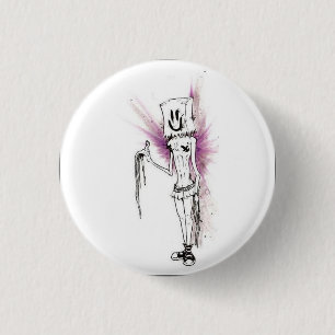 Badge Rond 2,50 Cm Bouton rond - customisé