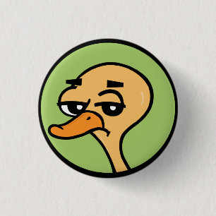 BADGE ROND 2,50 CM BOUTON ROND DE CANARD DRÔLE DE BANDE DESSINÉE