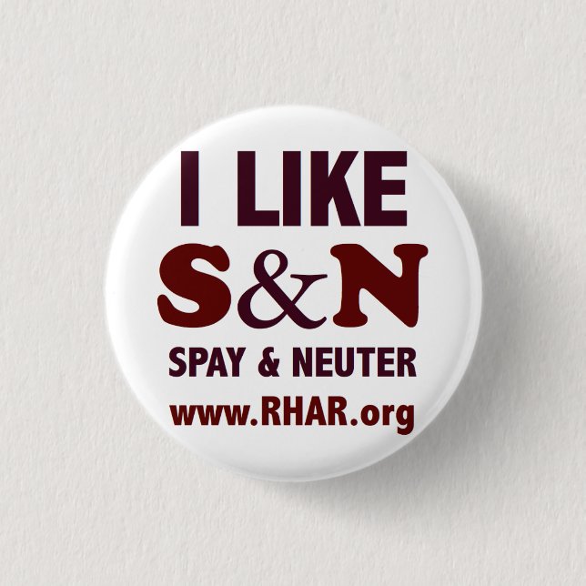 Badge Rond 2,50 Cm Bouton rond de S&N (Devant)