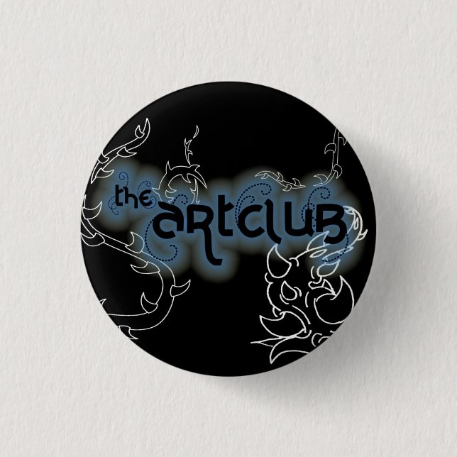 Badge Rond 2,50 Cm Bouton rond de vigne (Devant)