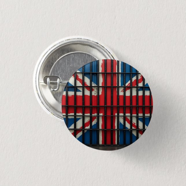 Badge Rond 2,50 Cm Bouton rond New UK (Devant & derrière)