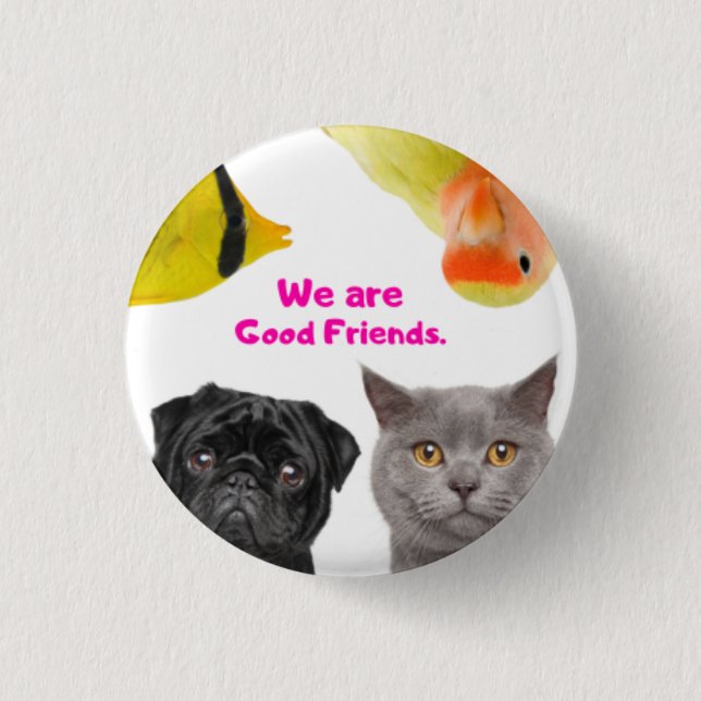 Badge Rond 2,50 Cm Bouton rond, Petit, 1¼ Pouce (Devant)