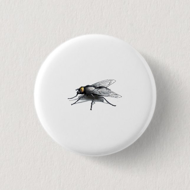 Badge Rond 2,50 Cm Bouton rond petit Fly Buddy (Devant)