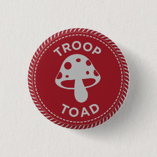 Badge Rond 2,50 Cm Bouton rouge de la proue de la troupe IGGPPCamp 20