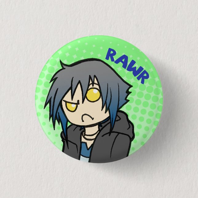 Badge Rond 2,50 Cm Bouton Sakura (Devant)