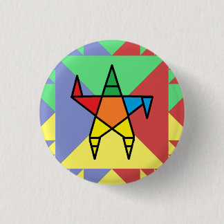 Badge Rond 2,50 Cm Bouton Sanghagram dansant