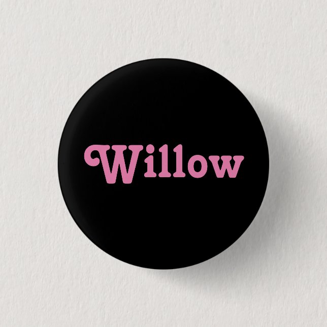Badge Rond 2,50 Cm Bouton Saule (Devant)