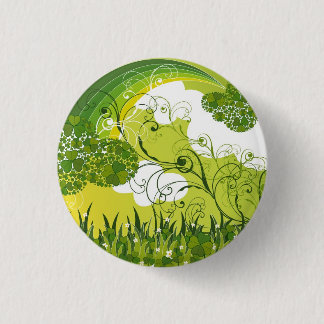 Badge Rond 2,50 Cm Bouton Shamrock de la Saint Patrick Lucky Clovers