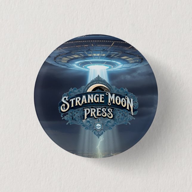 Badge Rond 2,50 Cm bouton SMP LLC - logo UFO (Devant)