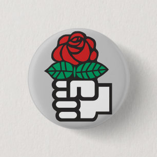 Badge Rond 2,50 Cm Bouton socialiste
