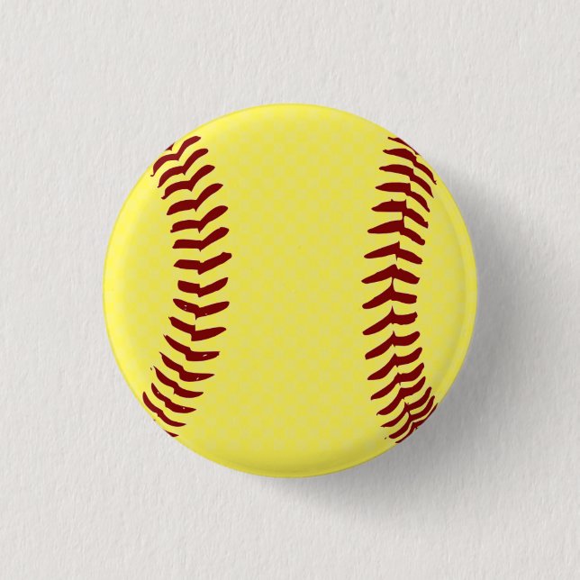 Badge Rond 2,50 Cm bouton softball (Devant)