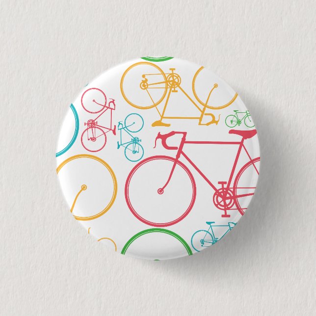 Badge Rond 2,50 Cm Bouton sportif de cycle (Devant)