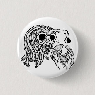 Badge Rond 2,50 Cm Bouton Stardust