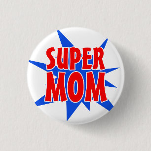 Badge Rond 2,50 Cm Bouton superbe du jour de mère de maman